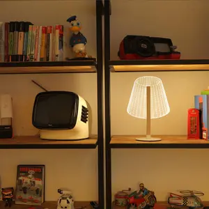 Studio Cheha, bulbing lamps, 2-d LED Desk Lamp