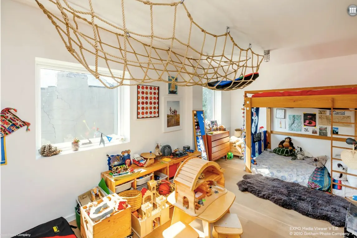 A Totally Modern Brooklyn Townhouse with a Rock Climbing Wall Asks $4 ...