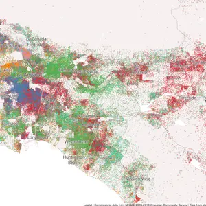 Mapping Immigrant America, Kyle Walker, immigration map, Los Angeles population map