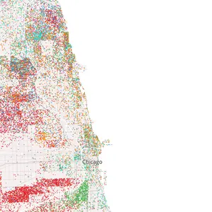 Mapping Immigrant America, Kyle Walker, immigration map, Chicago population map