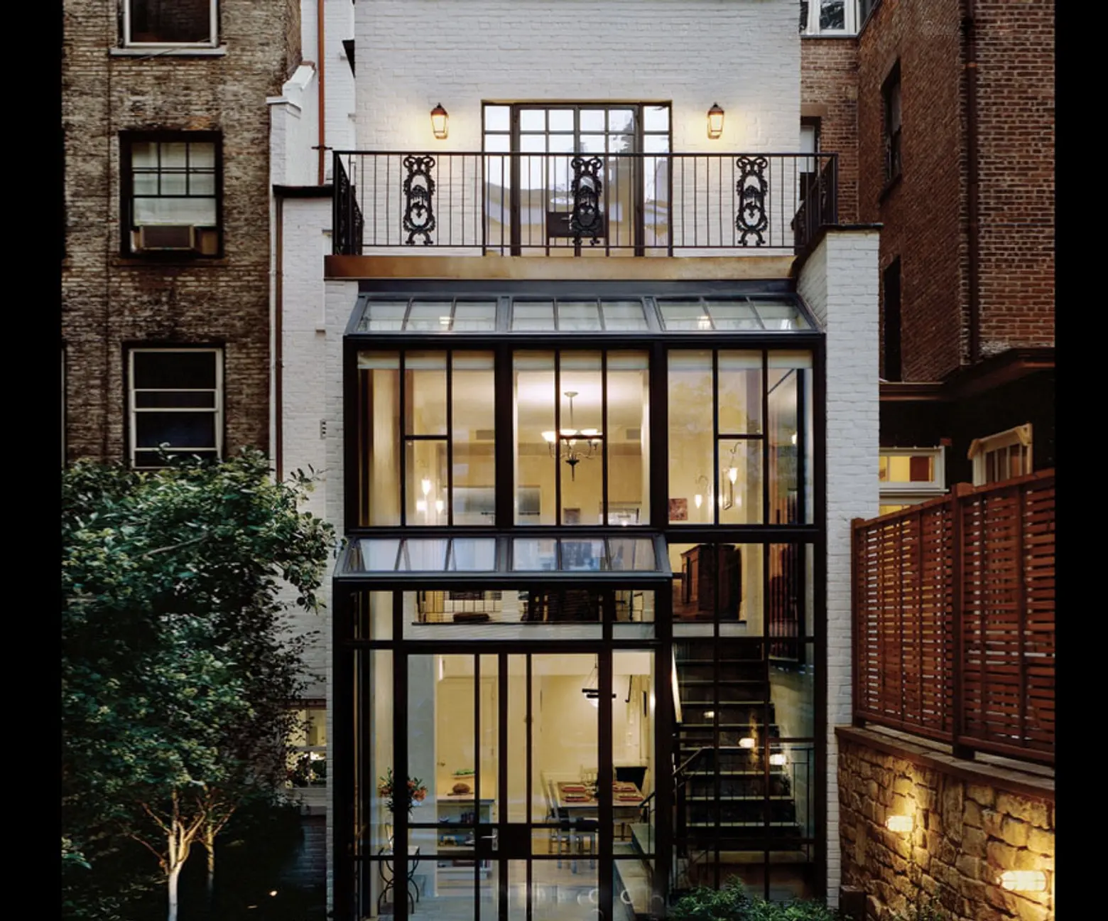 PBDW Architects Add a Dramatic Rear Conservatory to This Greenwich Village Townhouse