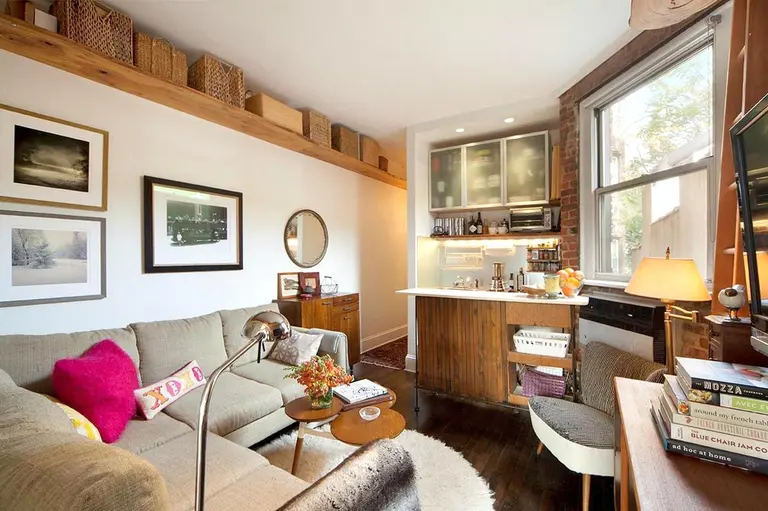 $721,000 West Village Apartment Has a Cozy Floorplan With the Kitchen in the Living Room