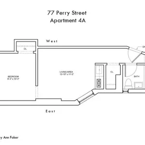 77 Perry Street, Sex and the City block, West Village real estate, tiny NYC apartments