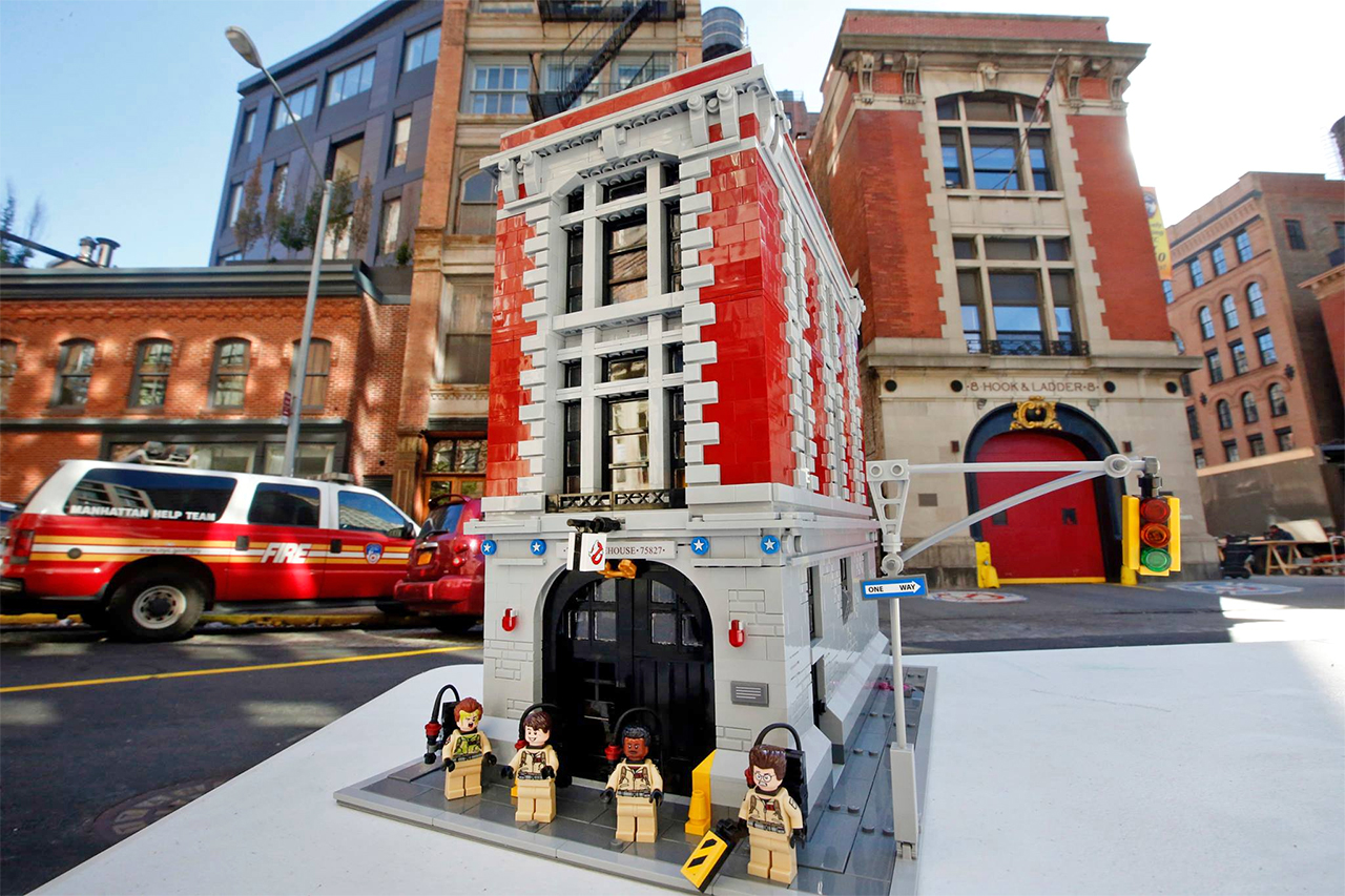 Ghostbusters Firehouse Now a Lego Set Abandoned North Brother