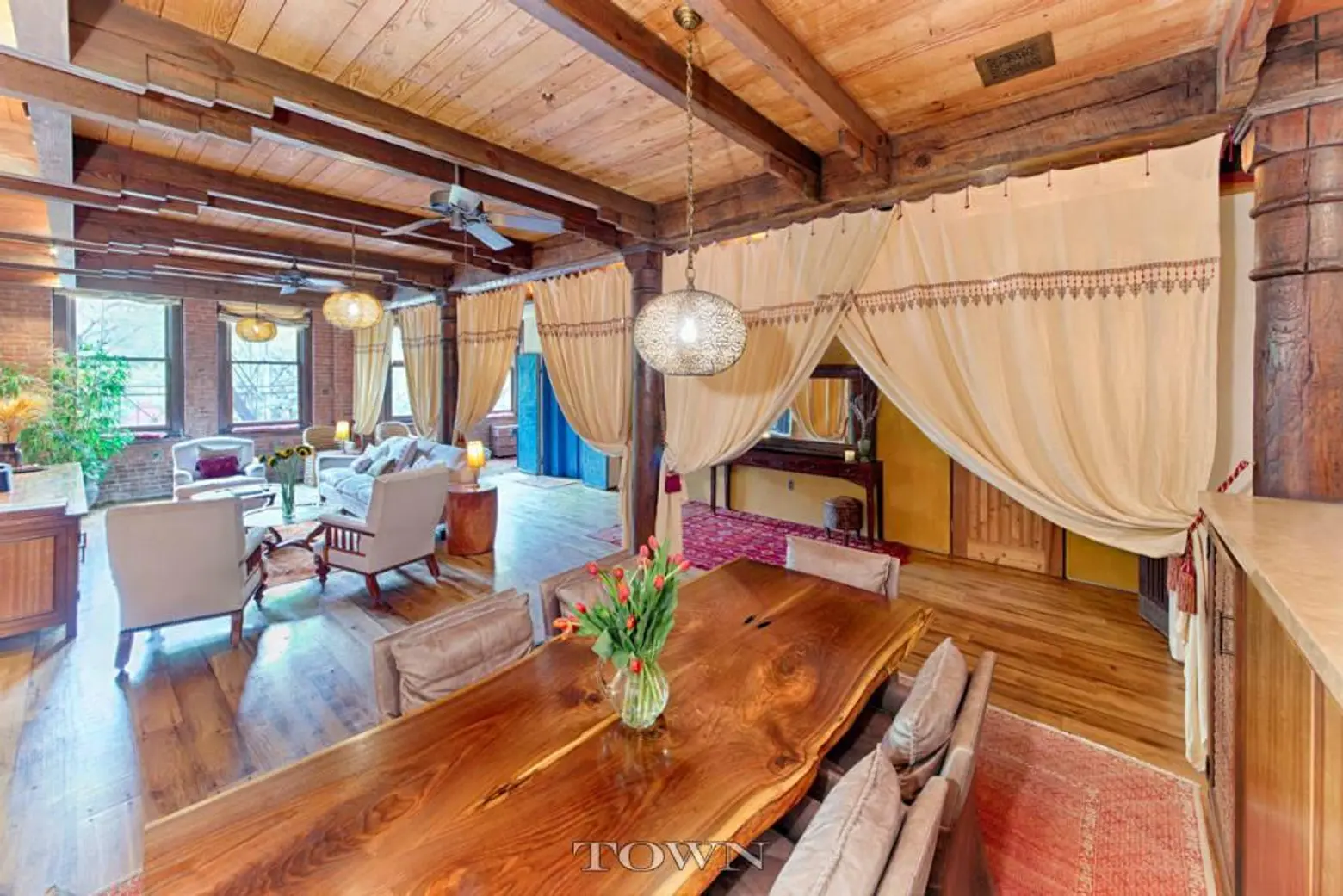 Wood Is Everywhere at This Tribeca Loft Apartment Asking $5.5 Million