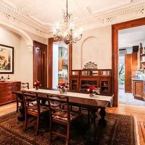 14 cambridge place, dining room, clinton hill, townhouse