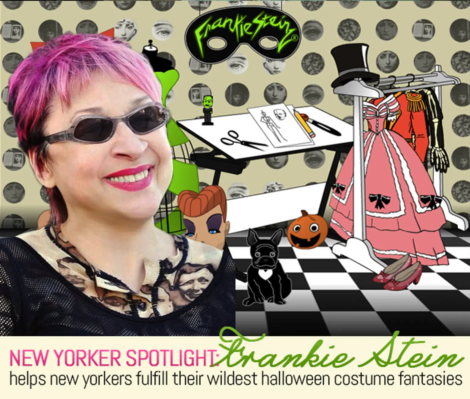 Spotlight: Frankie Stein Helps New Yorkers Fulfill Their Wildest Halloween Costume Fantasies