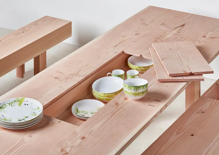 New Furniture Collection Features Clever Storage as an Ode to Ye Old Carpenter’s Workbench
