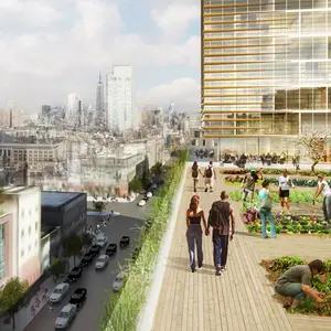 Essex Crossing, The Market Line, SHoP Architects, NYC food halls