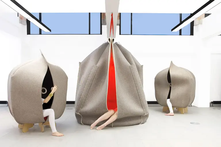 Freyja Sewell’s Felt Cocoon Helps People Reconnect With Their Senses