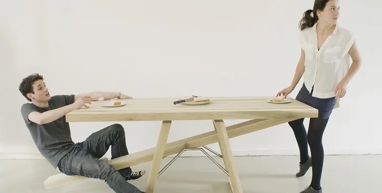 This Seesaw Table Was Designed to Keep You Alert During Meal Times