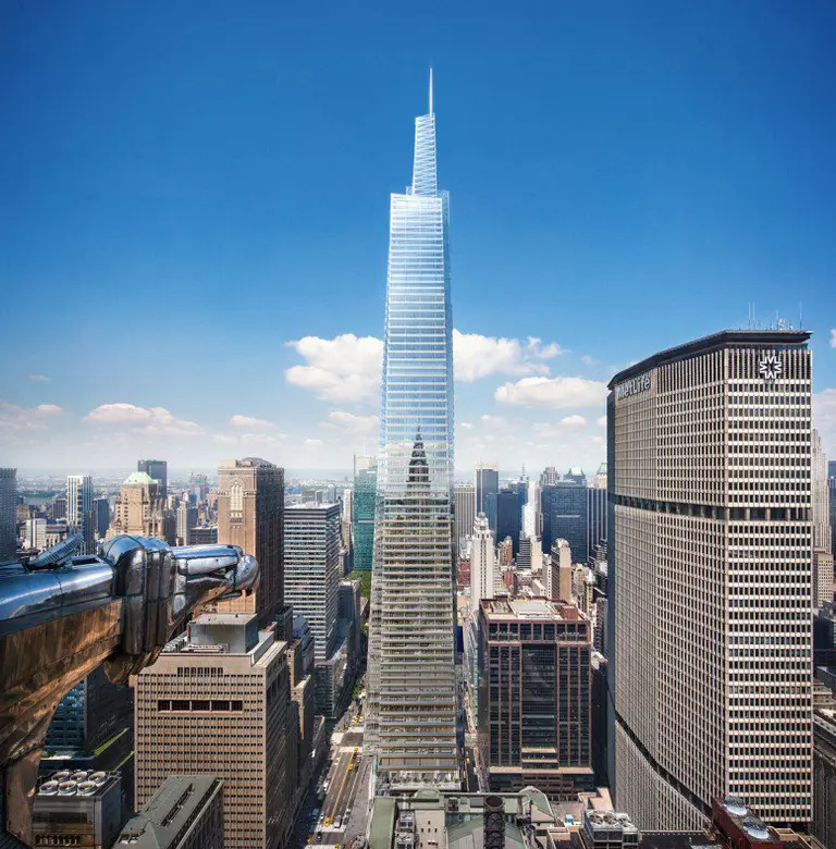 New Renderings of One Vanderbilt Show the 1,500-Foot Tall Tower Set in the Skyline