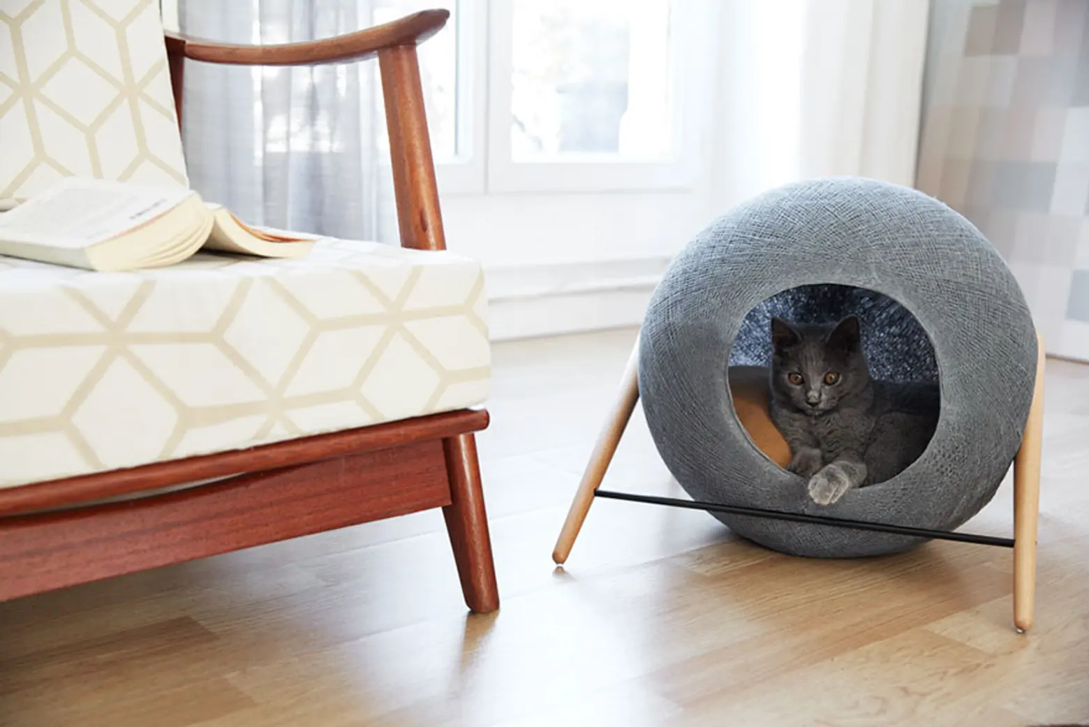 Stylish Cat Bed for Your Modern Home Also Provides Jobs to People With Disabilities