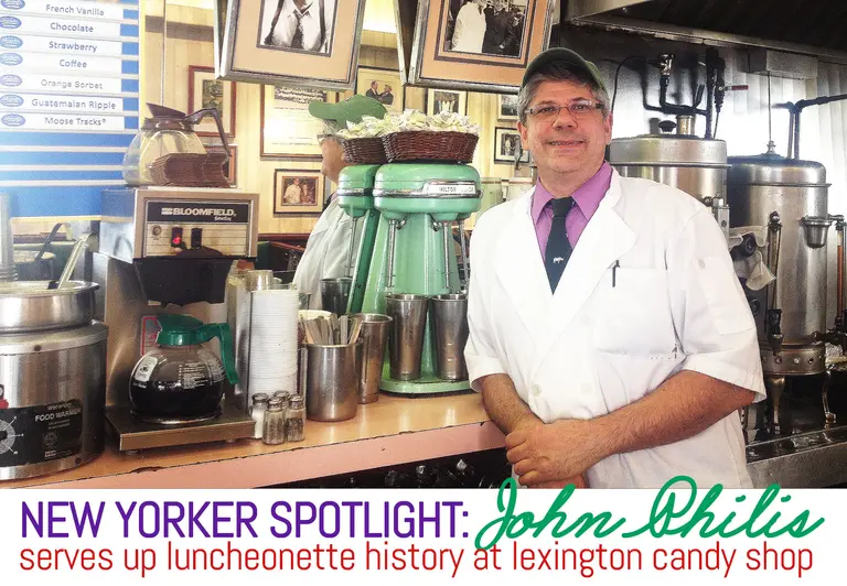 New Yorker Spotlight: John Philis Serves Up Luncheonette History at Lexington Candy Shop