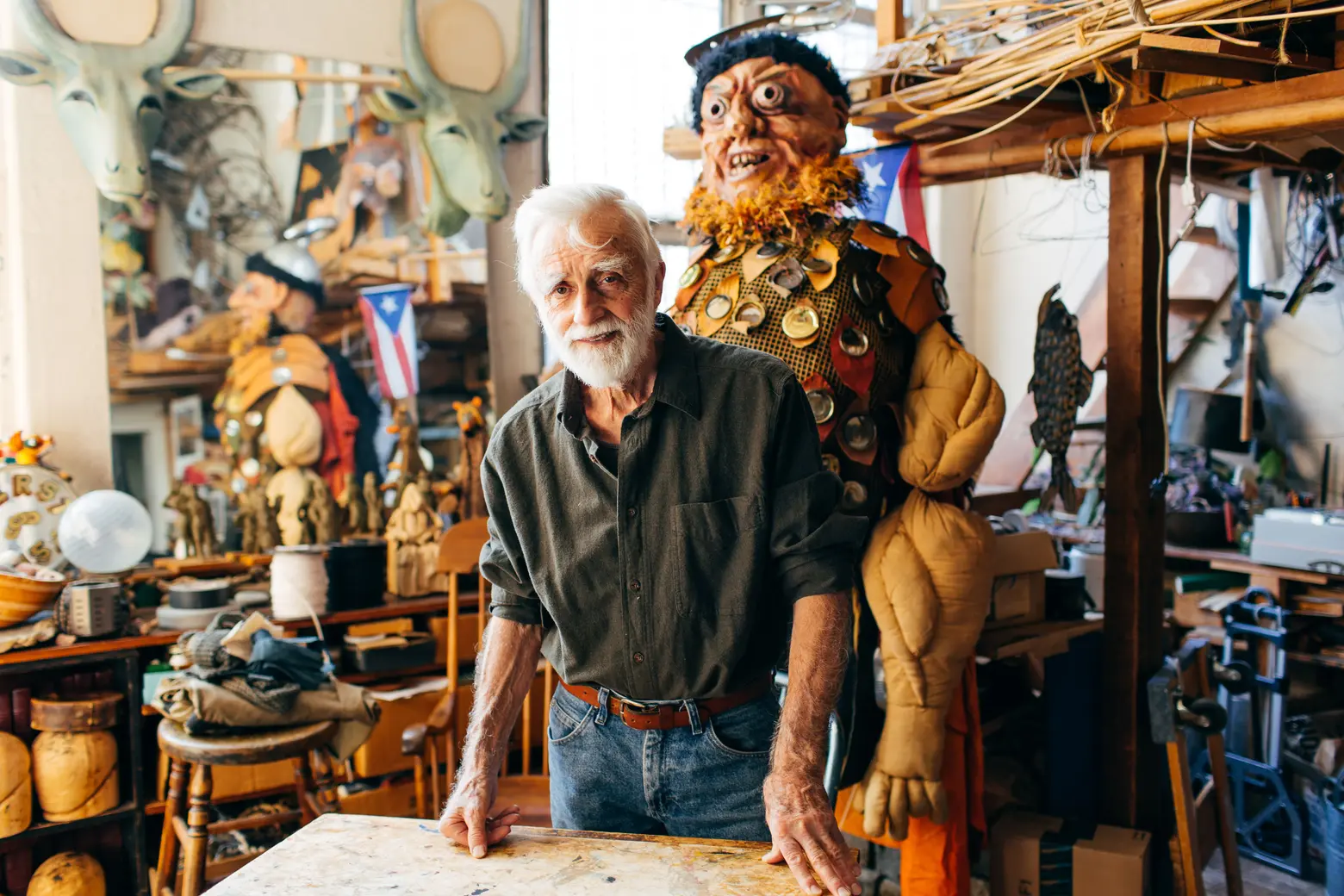 Ralph Lee, Westbeth Artists Housing, Village Halloween Parade, puppet maker, mask maker