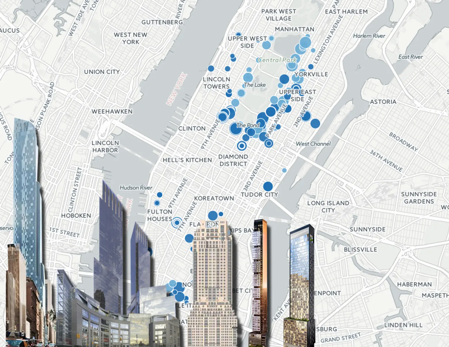 NYC Dominates the Country in $10 Million-Plus Sales, See Them All on 6sqft’s Interactive Map