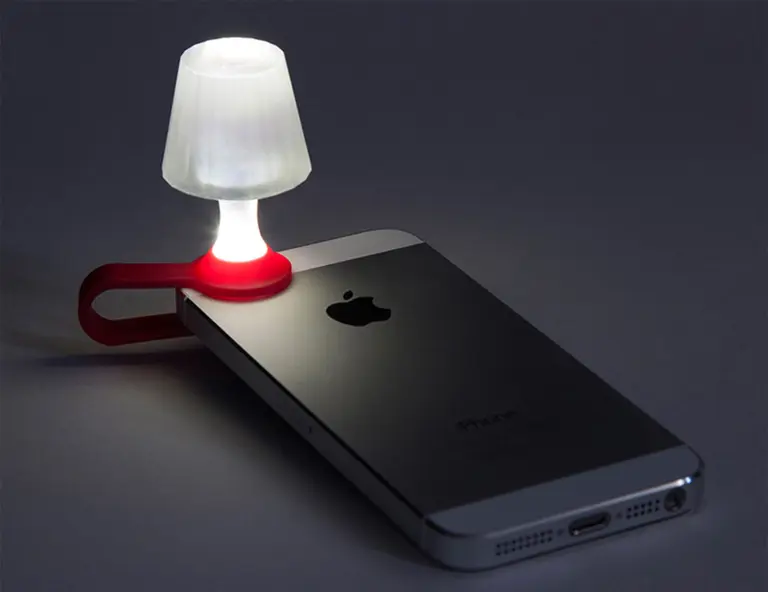 Tiny $9 Lamp Shade Transforms Your Smartphone Flashlight Into Functional Furniture