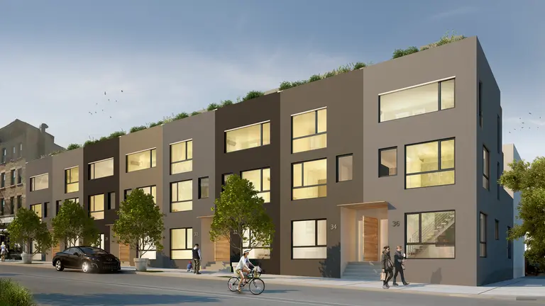 New Renderings of Prospect Heights’ Hello Townhouses, Construction Reaches Street Level