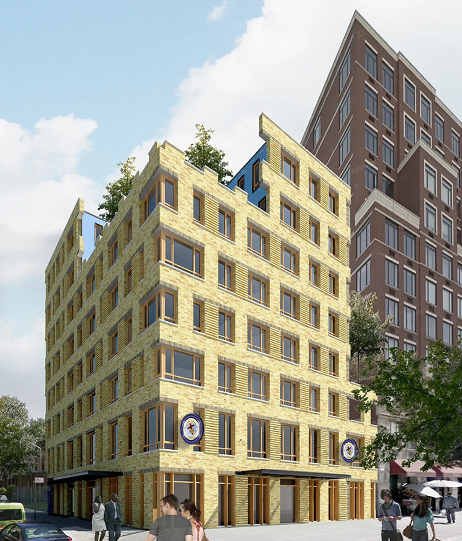 Revealed: Zambrano Architectural Design’s Striking Yellow-Brick Rental in Central Harlem