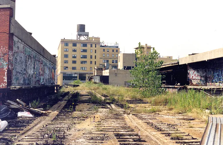 The High Line Park in 1995; Williamsburg Dumpster Apartment Rental a Fake