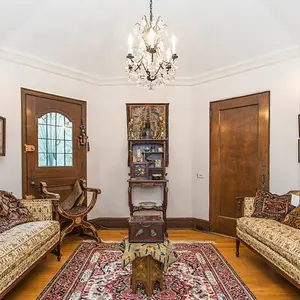 70 Greenway South, living room, tudor, queens, forest hills
