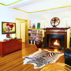 242 East 19th Street, living room, co-op, one-bedroom, fireplace