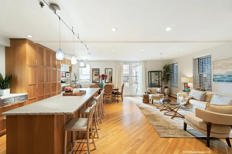 A Massive Living Room Defines This Two-Bedroom Soho Co-op, Asking $2 Million