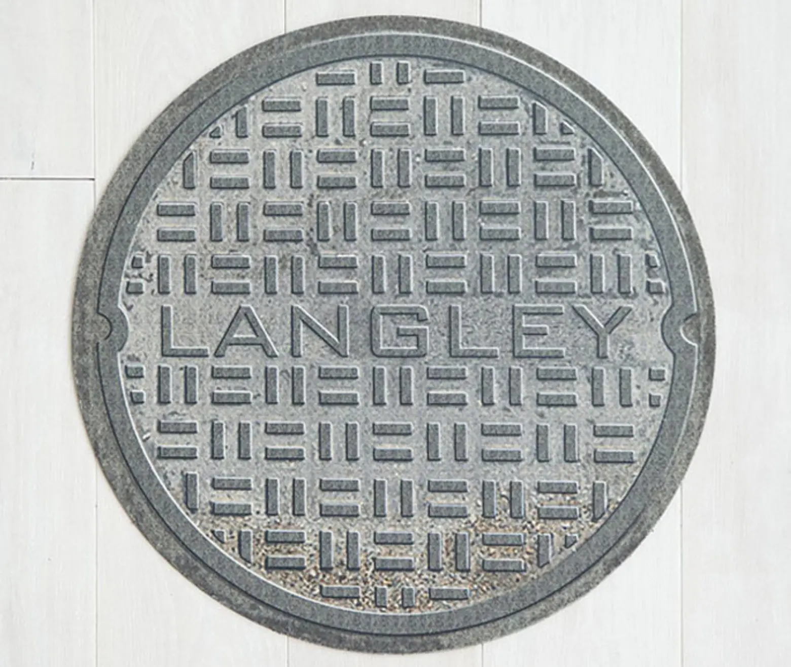 Personalized Manhole Doormat Will Welcome You Home to Your Urban Oasis