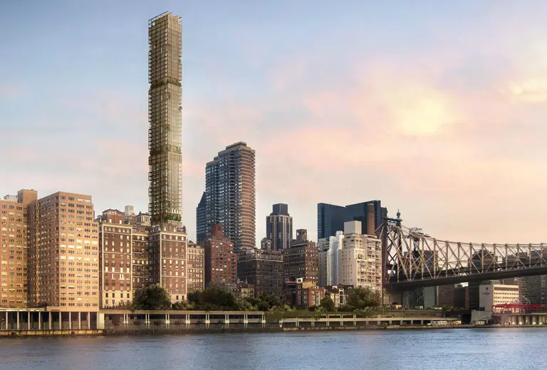 Construction halted at 800-foot Sutton Place tower after City Council approves rezoning