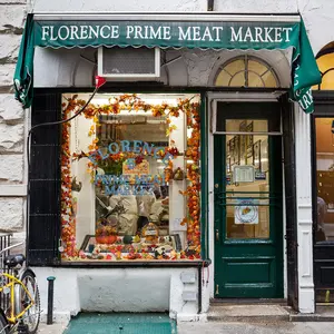 FLORENCE PRIME MEAT MARKET, NYC signage
