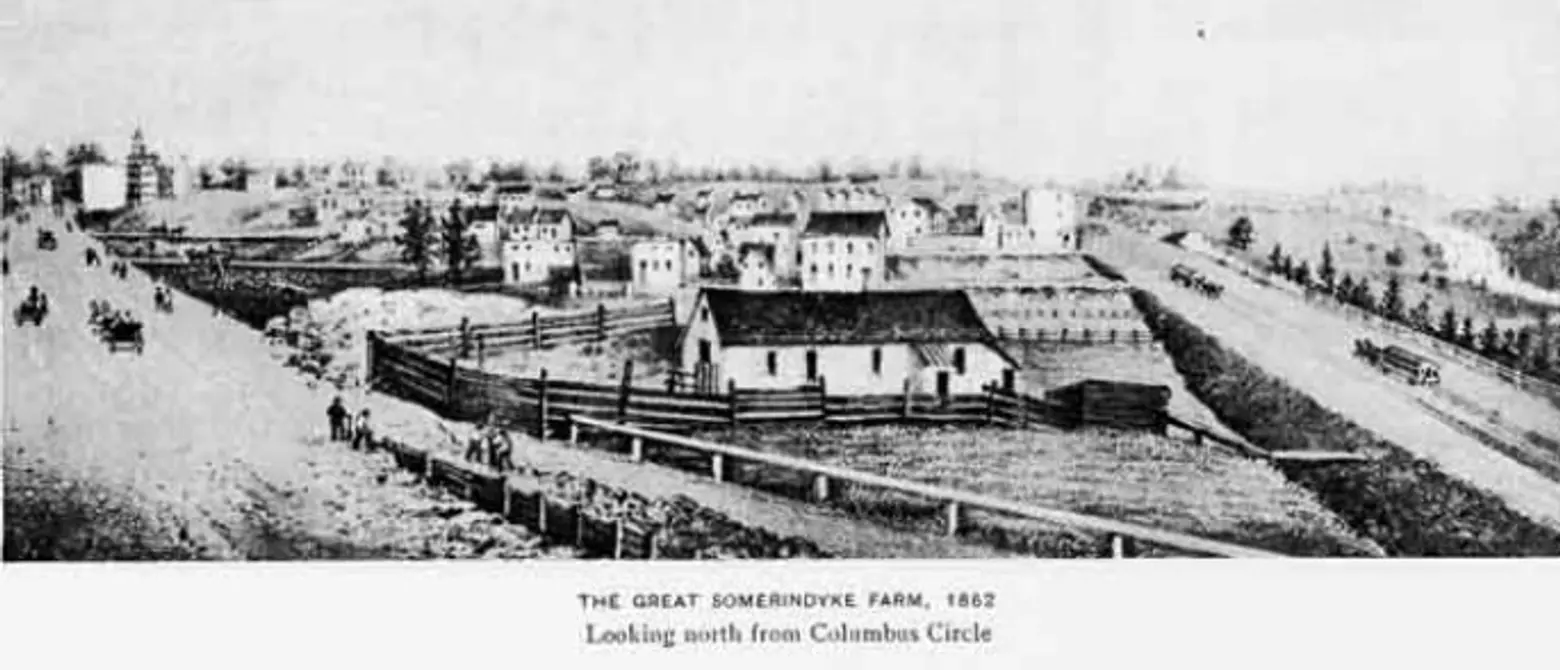 Somarindyck Farm, Harsenville, Upper West Side history