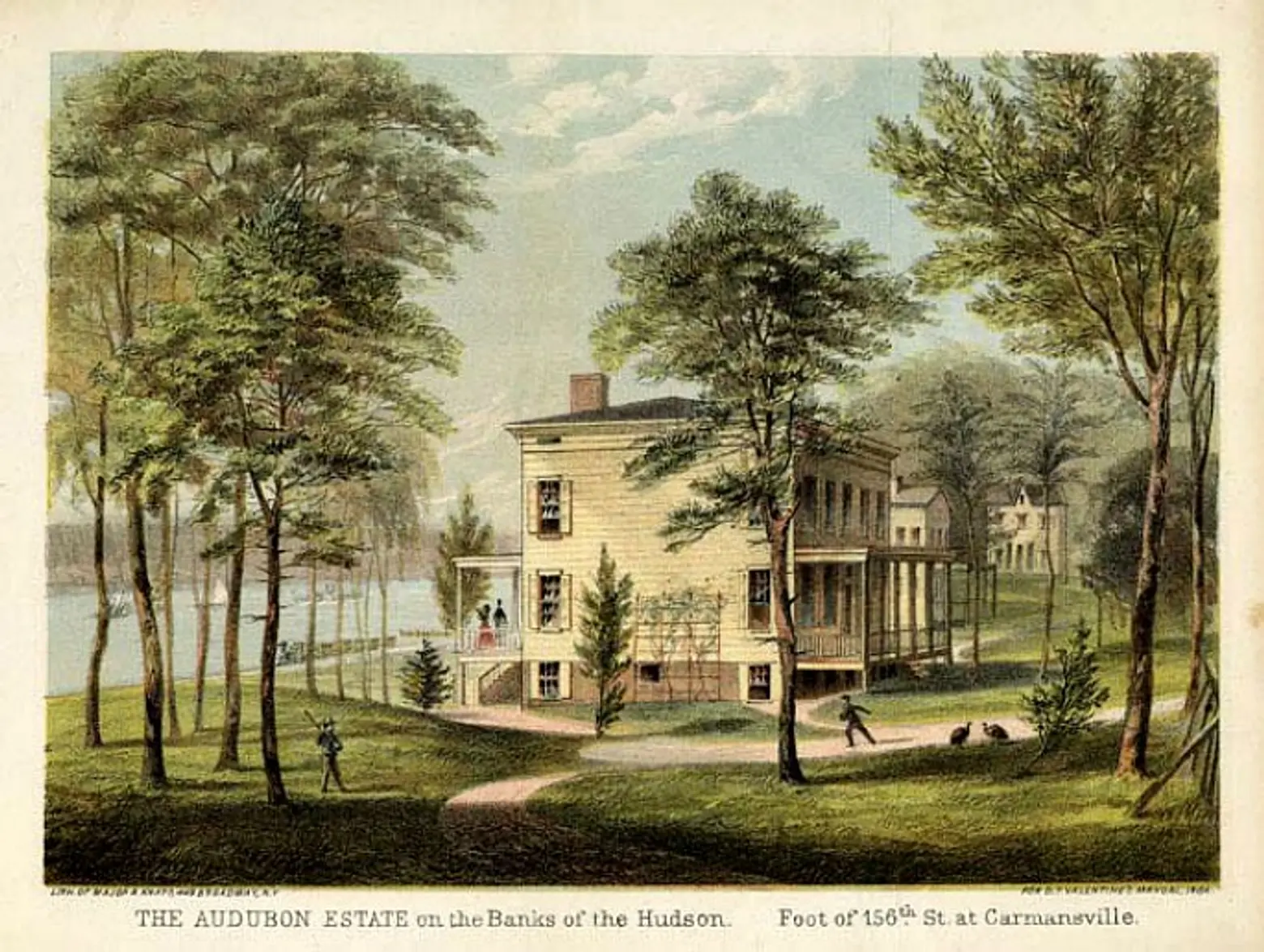 Carmansville, John James Audubon, Minniesland, Hamilton Heights history, 