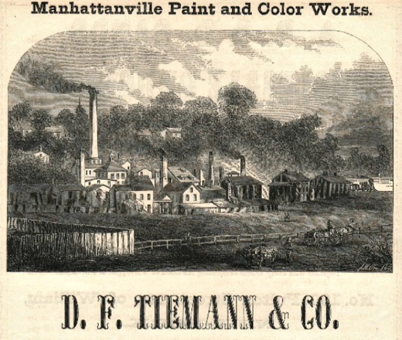 D.F. Tiemann & Company Color Works, Daniel F. Tiemann, Manhattanville, lost villages of the Upper West Side