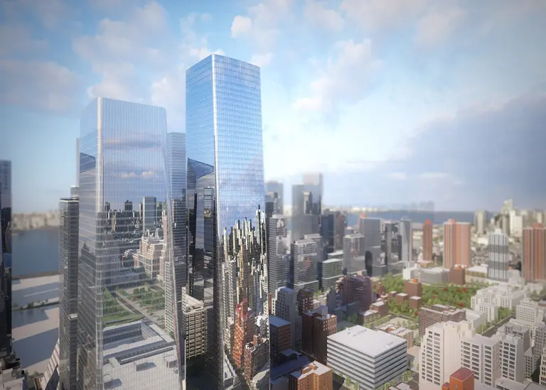 SOM Architects Reveal New Renderings of Hudson Yards-Adjacent Manhattan West Towers