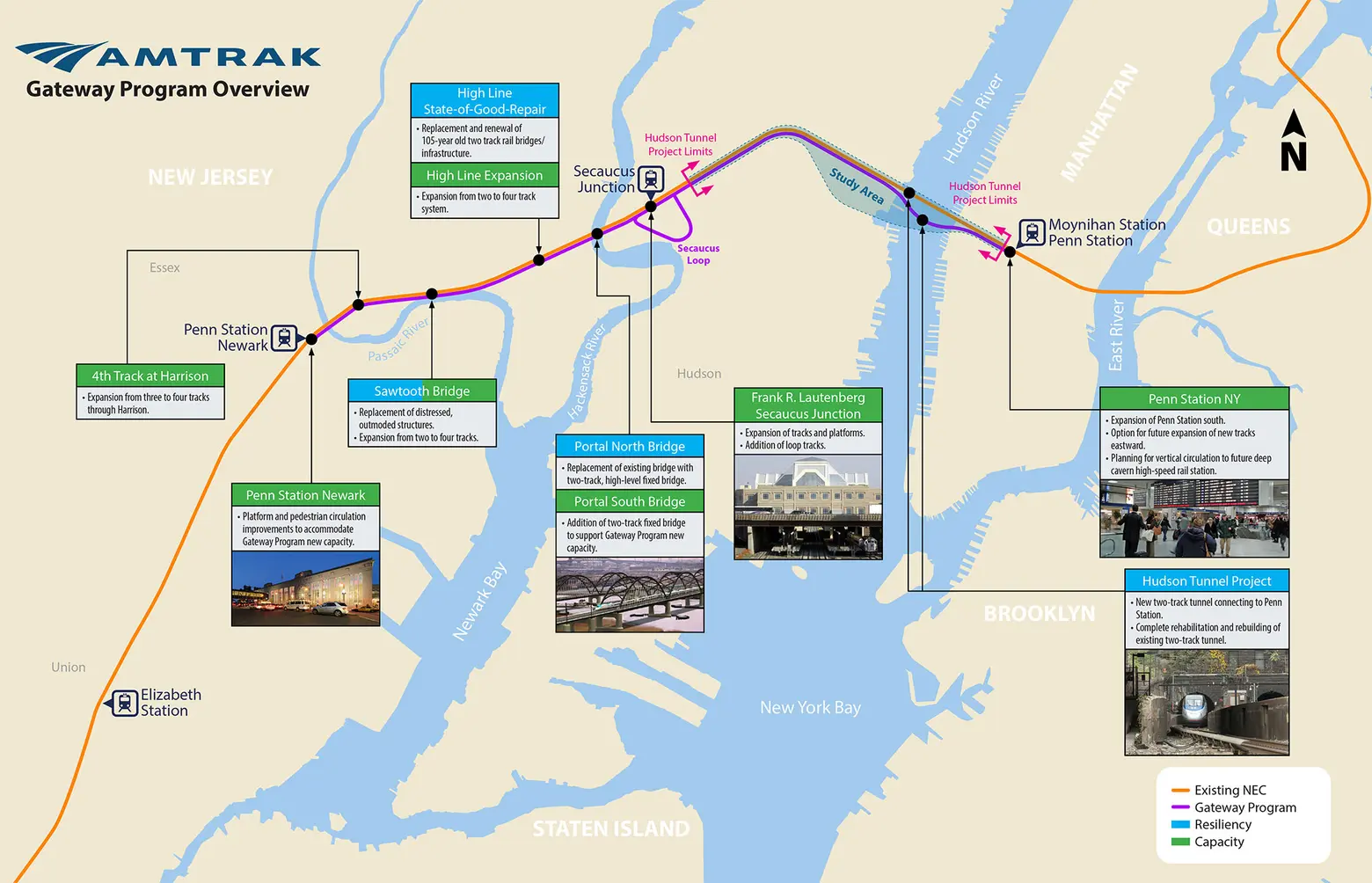 Amtrak Estimates Penn Station and Hudson River Tunnel Projects Will Cost $24B