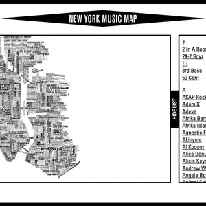 New York Music Map, Kingdom Collective, NYC music artists, Frank Broughton, Adam Hayes
