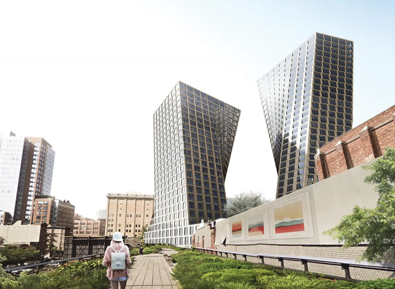New Renderings, Shape Shifts for Bjarke Ingels-Designed High Line Towers