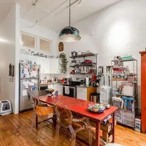 138 Baxter Street, kitchen, dining room, rental