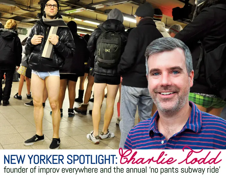 Spotlight: Charlie Todd Gets New Yorkers to Ride the Subway Without Pants