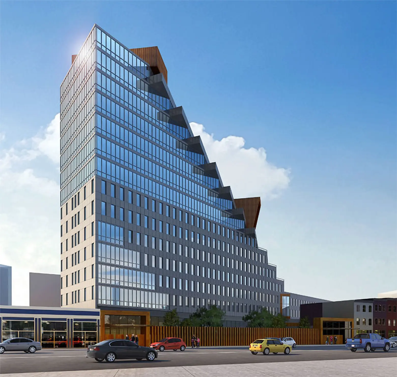 Williamsburg Hotel/Residential Tower at 500 Metropolitan Avenue Rises Above Ground