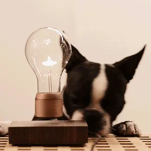 Simon Morris, levitating light bulb, Flyte, LED Light, floating light bulb, anti-gravity, Tesla, FSC wood