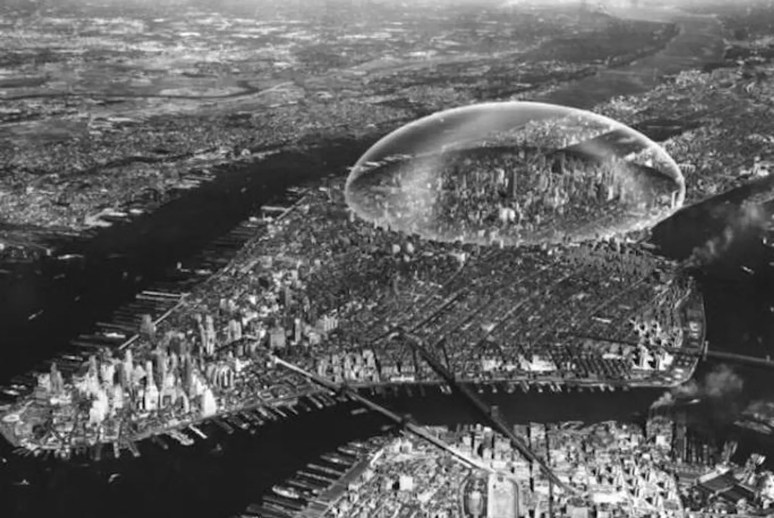 A 1960s Plan to Cover Midtown Manhattan With a Giant Geodesic Dome