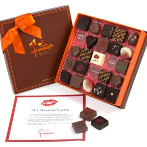 Jacques Torres Chocolate, Valentine's gifts, chocolate games, The Kissing Game
