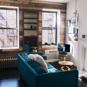 221 West 21st Street, living room, micro apartment, chelsea, co-op
