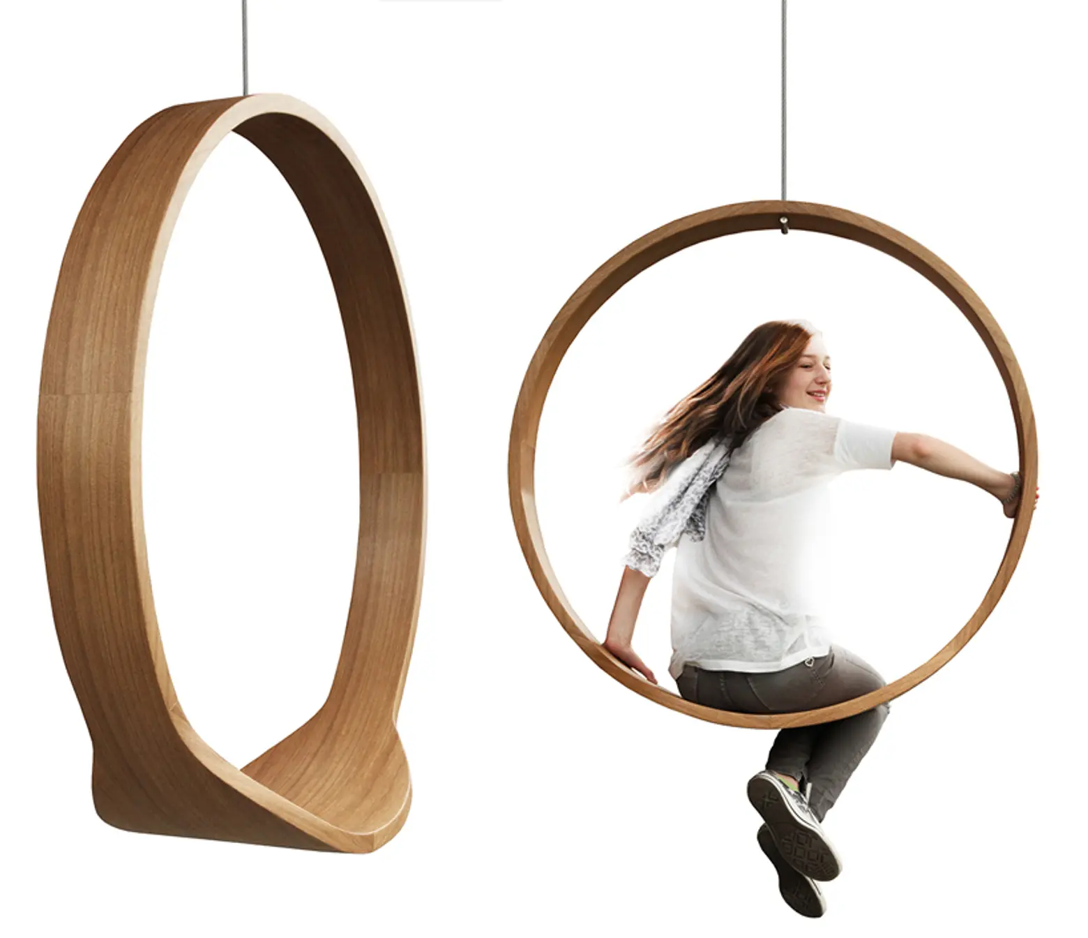 Circle Swinging Chair Brings Your Childhood Playground Inside the Office
