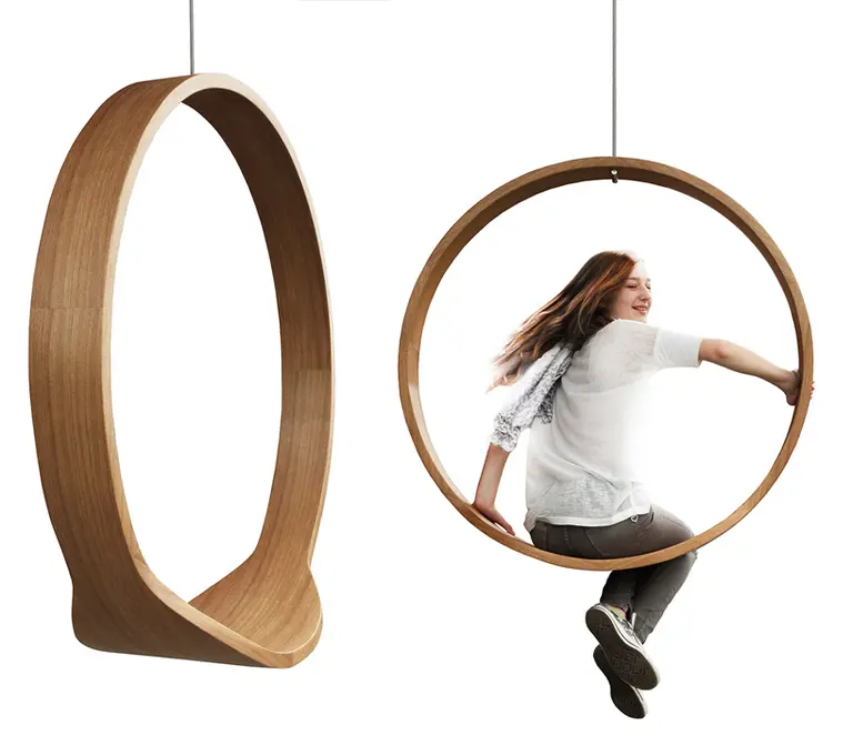 Circle Swinging Chair Brings Your Childhood Playground Inside the Office