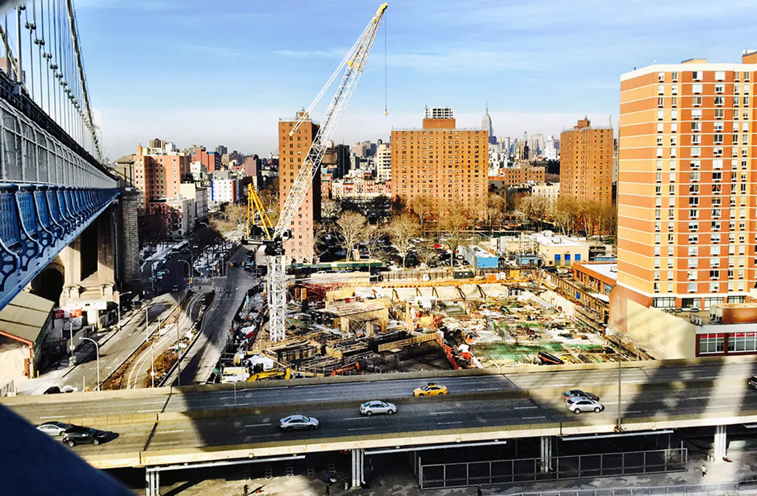 Extell’s 831-Foot-Tall One Manhattan Square Begins Its Climb Above Chinatown