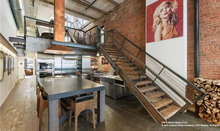 $5M Penthouse Loft in Tribeca Flaunts Steel, Copper, and Lots of Brick
