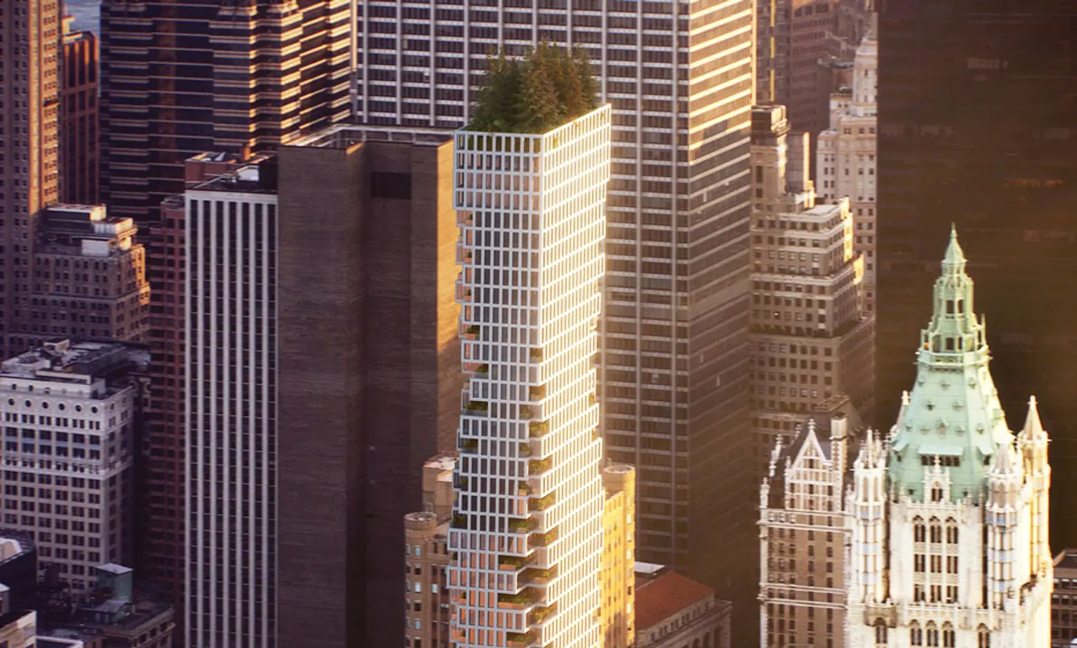 A Closer Look at ODA’s 75 Nassau Street & Other Nearby Towers Planned For Fulton Street