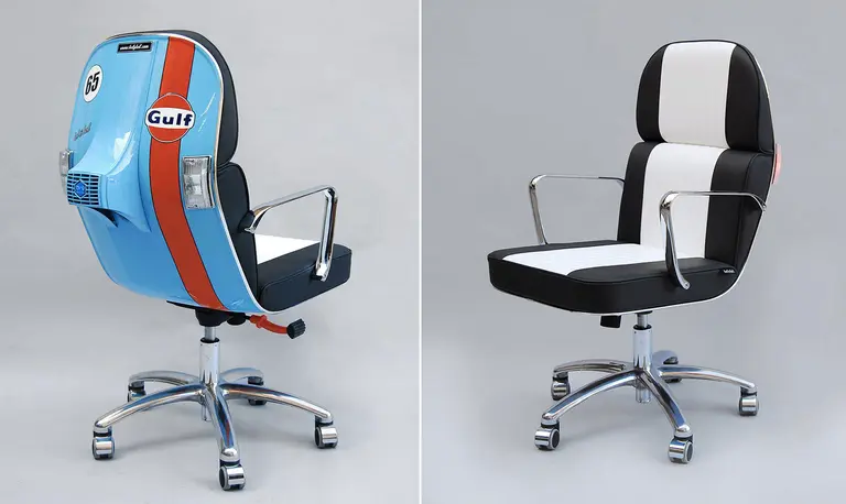 Bel and Bel Transform Lifeless Vespas Into Stylish Italian Office Chairs